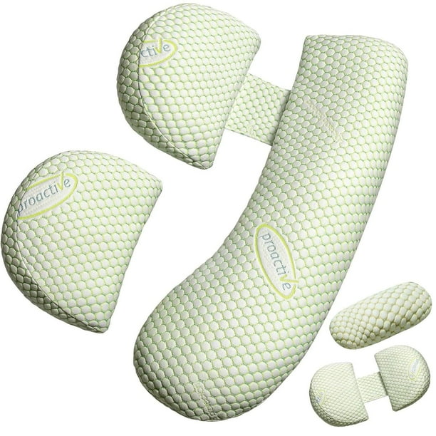 102 CM Almohada Embarazo con Funda de Almohada Desmontable, Libremente Combinable Almohada Embarazada Que Ayuda a Aliviar el Dolor y Favorece el Descanso, Almohada de Embarazo para Adultos