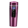 thumbnail image 2 of 450ml Car Heating Mug 24V/12V Electric Travel Kettle Portable Variable Temp Control for Car Truck Car Kettle Water Boiler for Tea Water Violets, 2 of 8
