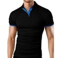 thumbnail image 5 of new Polo Shirt Men Summer Stritching Men's Shorts Sleeve Polo Business Clothes Luxury Men Tee Shirt, 5 of 6