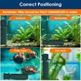 thumbnail image 3 of Tawatiler Aquarium Filter with U - V Light, 4 in 1 Fish Tank Filter with Timer for Green Water, Turtle Filter with Aeration & Rainfall Mode Green Water Cleaning Filter Pump for Aquarium 10-30 Gallon, 3 of 10