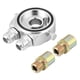 thumbnail image 2 of Adaptador de placa de calibre tipo sándwich para enfriador de filtro de aceite, adaptador de sándwich para filtro de aceite de aluminio M20 x 1,5 NPT Kit de enfriador de aceite Funcionalidad versátil, 2 of 9