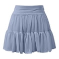 thumbnail image 7 of Ruffled Tennis Skorts for Women High Waisted Pleated Mesh Layered Tulle Flowy A Line Mini Skirts with Pockets, 7 of 7