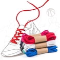 thumbnail image 5 of 1 par de cordones de media caña para zapatillas de deporte, botas, tenis, accesorios para zapatos, 100/120/140 cm, 5 of 5