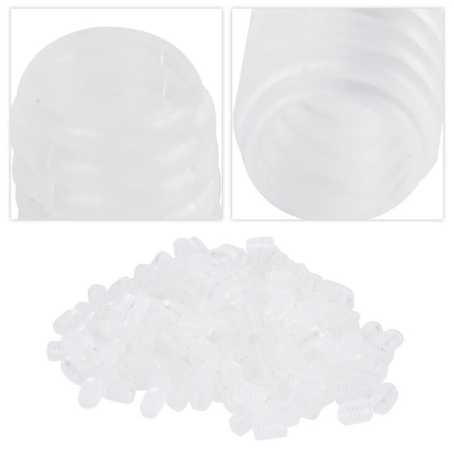 Hebilla 400 Piezas Hebilla De Ajuste Cubierta Facial Antideslizante De Silicona Conectores De Cuerda De Banda Para La Oreja Transparentes