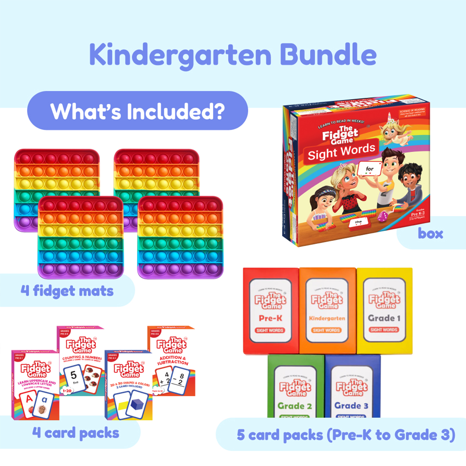 The Fidget Game Pre-K Shark Tank Bundle