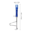 thumbnail image 2 of TABLETREANDS Aluminum Alloy Motorcycle Foot Side Stand Blue Load-Bearing Capacity 1 Set 11.4X3.1X1.6In, 2 of 8