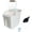 Pink 1 Count, variant on Flour Storage Container 25 lb Rice Storage Container with Wheels Seal Locking Lid, Food Containers with Measuring Cup& Scoop for Flour, Rice, Grain(Pink)