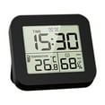 thumbnail image 1 of Daily Mix Store Carroterr Bathroom Clock, Digital Shower Clock, Monitors Temperature in C/F and Humidity with Large LED Clear Display, Indoor Relative Humidity Waterproof Clock for Shower Cooking, 1 of 9