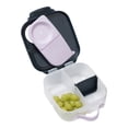 thumbnail image 2 of b.box Mini Lunch Box, 3-Compartment Bento Box for Kids, Leakproof - Indigo Rose, 2 of 8