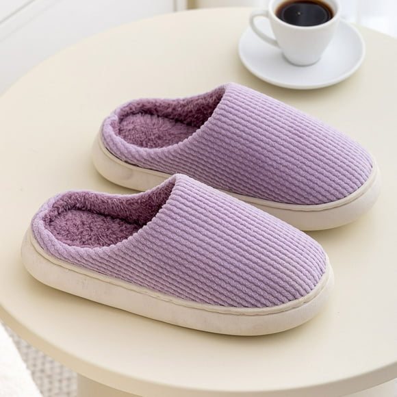 TIMIFIS Pantoufles Confortables en Mousse à Mémoire de Forme pour Hommes et Femmes, Chaussures d'Intérieur/extérieur avec Meilleur Soutien Voûte Plantaire Joyeux Noël!