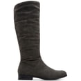 thumbnail image 2 of Style & Co. Womens Kelimae Faux Leather Tall Riding Boots, 2 of 3