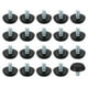 thumbnail image 1 of 20 paquetes de niveladores de pies de muebles con rosca M6, tornillo ajustable de 23x12, negro, 1 of 6