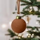 thumbnail image 3 of Juego de adornos de árbol de Navidad de terciopelo 100pc | Decoraciones colgantes de bolas rojas | Terciopelo de lujo suave, 0,6x12,5 cm | Fácil fijación de gancho | Decoración festiva para árboles,, 3 of 8