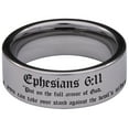 thumbnail image 4 of Armor of God Ephesians 6:11 Tungsten Carbide Ring, 4 of 9