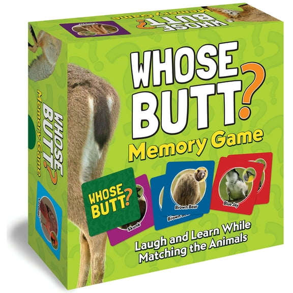 Whose Butt? Memory Game, (Hardcover)