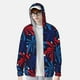 thumbnail image 2 of Fotbe Red White Blue Fireworks Chaqueta con Protección Solar UPF 50+ para Hombre y Mujer, Camisa con Capucha y Bolsillos-Large, 2 of 7