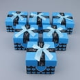 thumbnail image 1 of Caja de Joyería con Lazo de Cartón de Papel 6 Uds Salvador Azul claro, 1 of 10