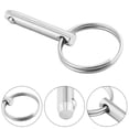 thumbnail image 2 of 6.3Mm Marine Grade 1/4 Inch Quick Release Ball Pin for Boat Bimini Top, 2 of 9
