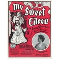 thumbnail image 2 of Anonymous 19x24 Black Ornate Framed Double Matted Museum Art Print Titled: My Sweet Eileen (1898), 2 of 5