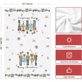 thumbnail image 2 of SOME THING Nutcrackers Xmas Balls and Trees Merry Christmas Kitchen Towels Dish Towels, 18x26 Inch Snowflakes Decoration Hand Towels Set of 2, 2 of 6