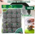 thumbnail image 1 of POINTERTECK 20 Pcs Éponges en Acier Inoxydable Boules de Nettoyage pour Cuisine Vaisselle Récurants, 1 of 9