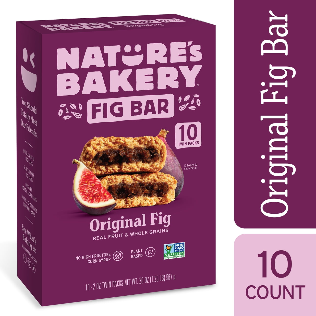 Nature's Bakery Original Fig Bars, 10 Twin Packs, 2 Oz Each