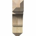 thumbnail image 2 of Ekena Millwork 6"W x 20"D x 20"H Imperial Craftsman Rough Sawn Bracket, Douglas Fir, 2 of 13