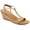 Taupe Micro, variant on STYLE & COMPANY Womens Beige Floral Stretch Slip Resistant T-Strap Mulan Round Toe Wedge Slip On Slingback Sandal 12 M