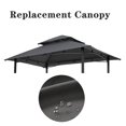 thumbnail image 2 of Unique Choice 8 x 5 Ft Grill Gazebo Replacement Canopy Top Cover, Gray, 2 of 5