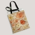 thumbnail image 2 of ABPHQTO White Orange Roses Canvas Bag Reusable Tote Grocery Shopping Bags Tote Bag 14x16 inch, 2 of 2