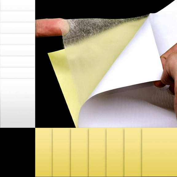 A4 Size Double Sided Tape for Crafts :15PCS Adhesive Sheets Super Strong Sticky Clear Arts Crafts Tape for DIY Art Craft Home Scrapbooking Paper Backing Office Supply