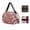 (Pink + Coffee), variant on 2PCS Lightweight Packable Tote Bag, Reusable Shopping Bags, Water Resistant Foldable Grocery Bag with Zipper, Travel Packable Tote Bag