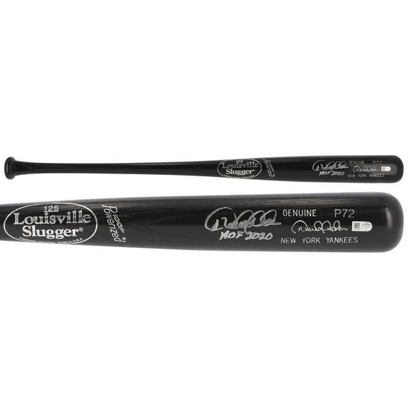 Derek Jeter New York Yankees Autographed Game Model Black Bat with "HOF 2020" Inscription - Fanatics Authentic Certified