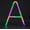 A, variant on Neon Alphabet Light-colorful LED Alphabet Light- Battery & USB Powered Hanging Marquee Letters For Bedroom- Bar- Wedding Decor & Gift.