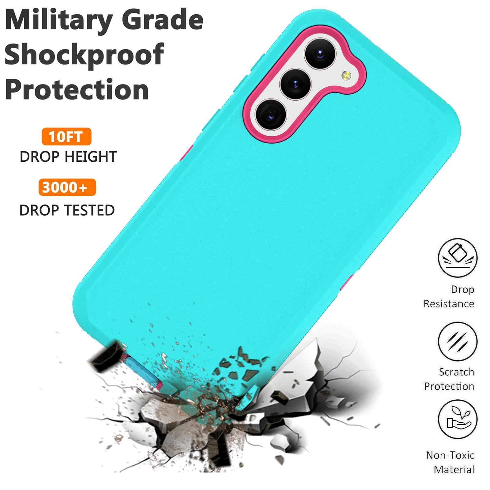 Catalog :: Mobile phones accessories :: Cases :: Back cover :: Evelatus  Galaxy S23 Plus Premium mix solid Soft Touch Silicone Case Samsung Bēšs