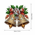 thumbnail image 2 of Christmas Bell Diamond Art Kit, 10X10 Inch Pearl Diamond Art Painting Set for Adults, Holiday Home Decor Craft Kit for Gifting, 2 of 5
