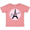 thumbnail image 3 of Inktastic Bonjour Girls Baby T-Shirt, 3 of 5