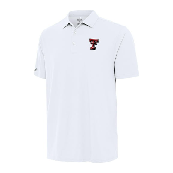 Men's Antigua White Texas Tech Red Raiders Era Polo