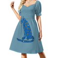 thumbnail image 1 of Blu - mamá mia Vestido de manga corta Vestidos de mujer Traje de verano de mujer, 1 of 6