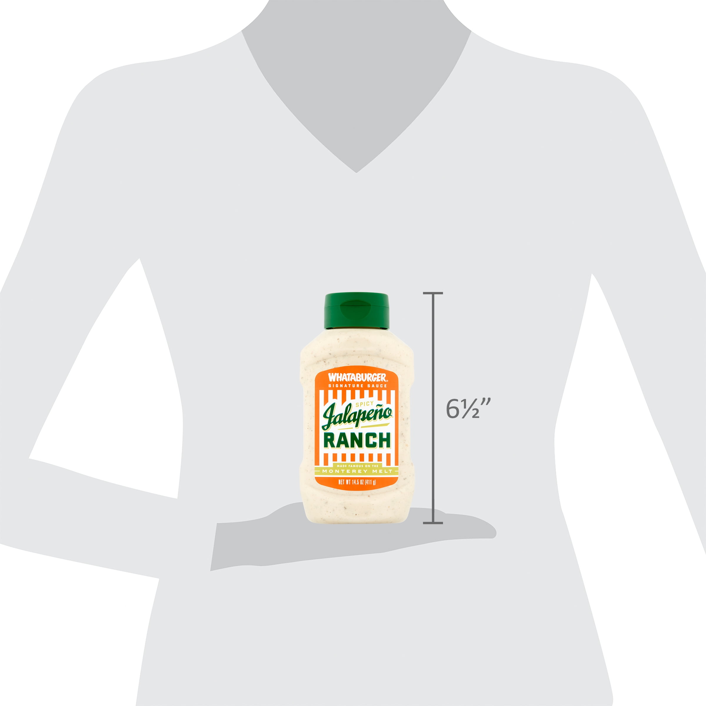 Jalapeno Spicy Ranch, Whataburger, 14.5 OZ.