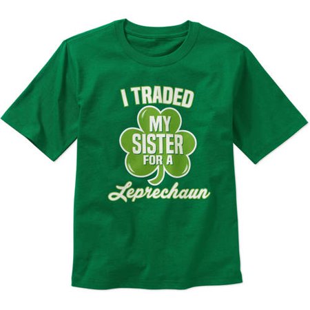 SEASONAL - St. Patrick's Day Boys' Graphic Tee - Walmart.com