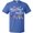 Royal Blue, variant on Inktastic Thankful and Blessed Inspirational Saying with Flowers T-Shirt