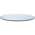 thumbnail image 3 of Spancraft 22" Inch Round 1/2" Thick Clear Glass Table Top with Beveled Edge and Tempered Glass, Replacement Glass Table Top, Great for Dining Tables, end Tables, and Outdoor Patio Table Tops or Table, 3 of 6