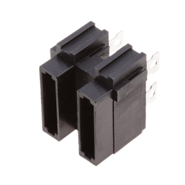 Bloque de Fusibles de Prueba de Agua 2 Soportes para Circuito de Remolque Automático Baoblaze Embarcadero portacontenedores ATC