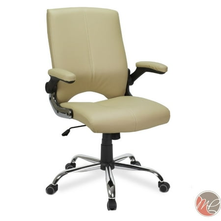 VERSA Stylish Comfortable Office Chair CREAM Desk Chair Perfect for Office, Conference Room, Reception, Waiting (Best Office Reception Areas)