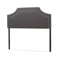 thumbnail image 3 of Copper Grove  Daisy Fabric Upholstered Headboard Grey Queen, 3 of 5