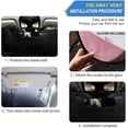 thumbnail image 2 of GZHJMY Cat Car Windshield Sun Shade Foldable Sun Shield Shade for Blocks UV Rays Protector-Keeps Your Vehicle Cool for Most Sedans SUV Truck,55"x27.6", 2 of 7