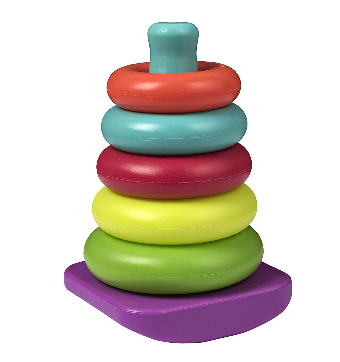 Playkidz: Rainbow Stacking Rings, Educational Toy and Sensory Stacking Toys  for Baby Infant Toddler