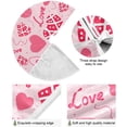 thumbnail image 2 of FMSHPON Valentine's Day Pink Love Hearts Xmas Christmas Tree Skirt Stand Mat for Holiday Party Decoration Indoor Outdoor 48 inches, 2 of 6