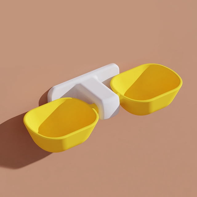 Cuenc , de alimentación de alimentos en , alimentador de agua para perro cuenco colgante para mascotas - AMARILLO Colco Cuencos de comida para gatos